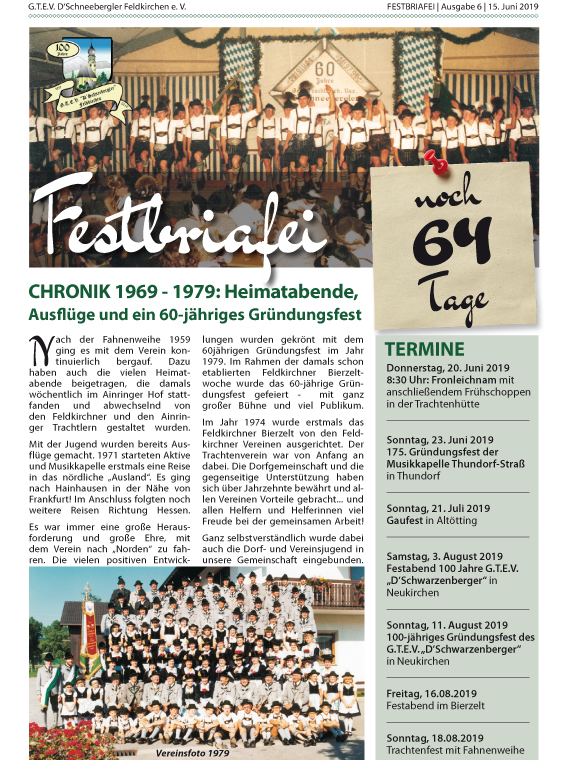 festbriafei 6 juni