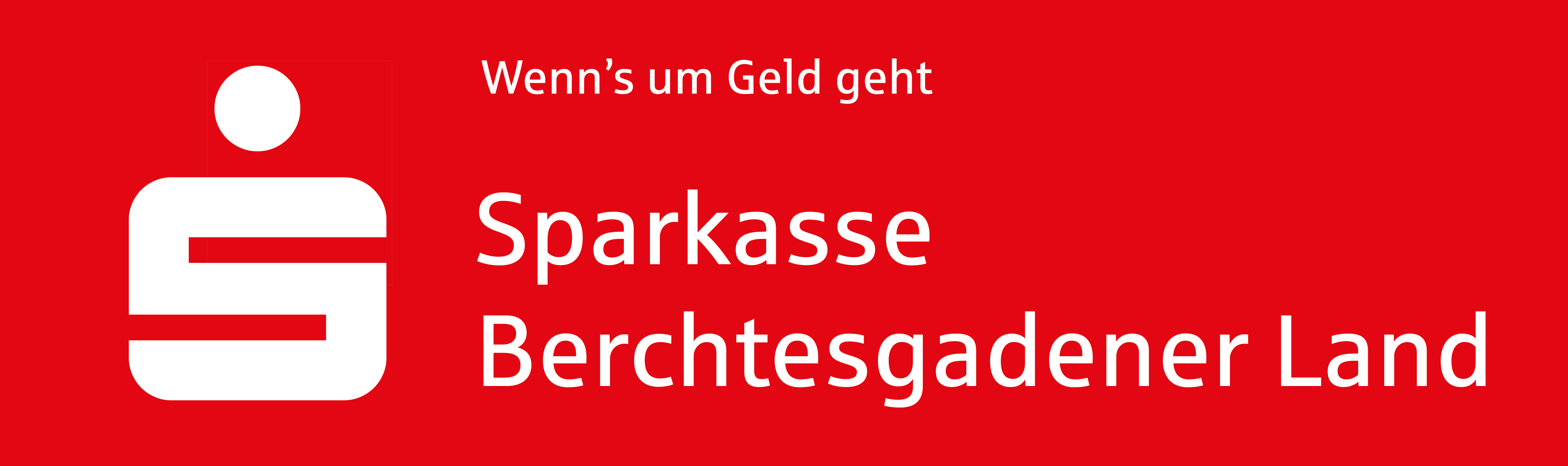 Logo Sparkasse BGL rechteckig rot weiß