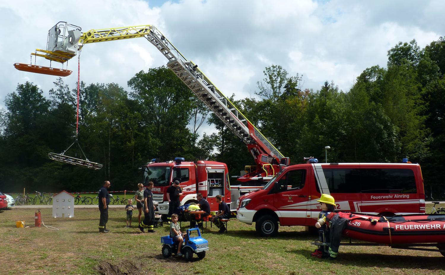 Hingucker Die Drehleiter Der FFW Ainring