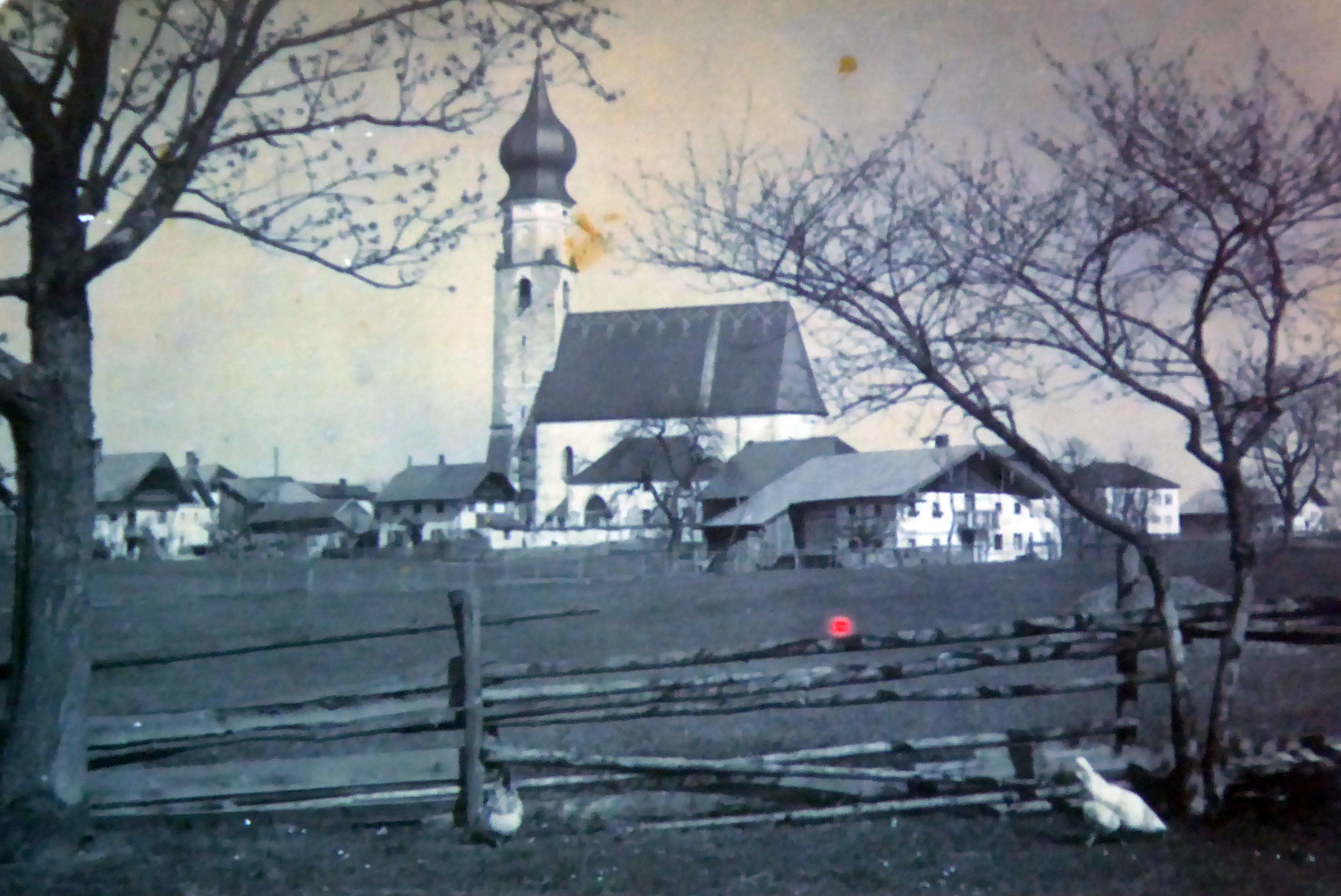 Marienkirch Und Im Vordergrund Das Keilhoferhaus Altes Mesner  Und Schulhaus